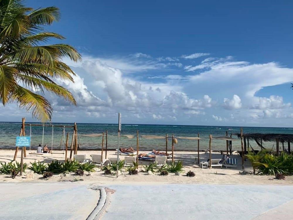 Hotel Arenas Mahahual Exterior foto