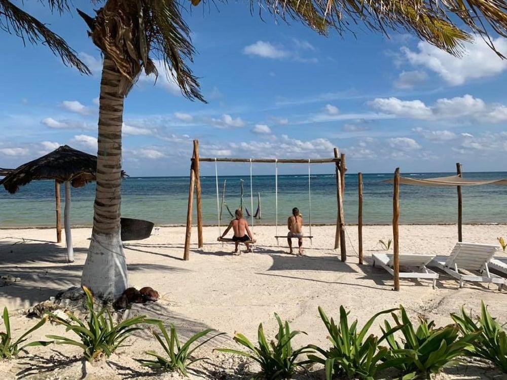 Hotel Arenas Mahahual Exterior foto